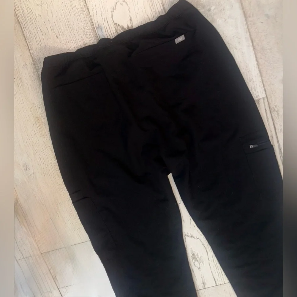 Like New Excellent Figs Mens Cairo Cargo Scrub Pants Black Size: XXL